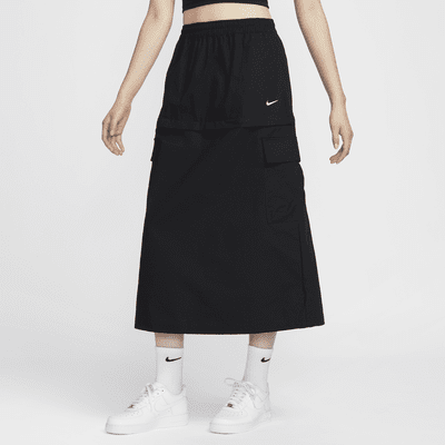 Nike Sportswear Essential Women's Mid-Rise Woven Cargo Midi Skirt