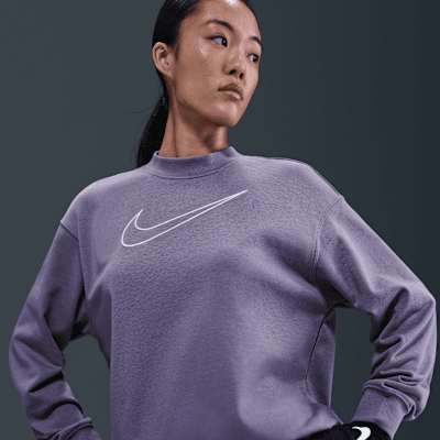 ナイキ Dri-FIT ゲット フィット ウィメンズ グラフィック クルーネック スウェットシャツ