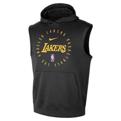 Los Angeles Lakers Spotlight Men's NIke Dri-FIT NBA Sleeveless Hoodie