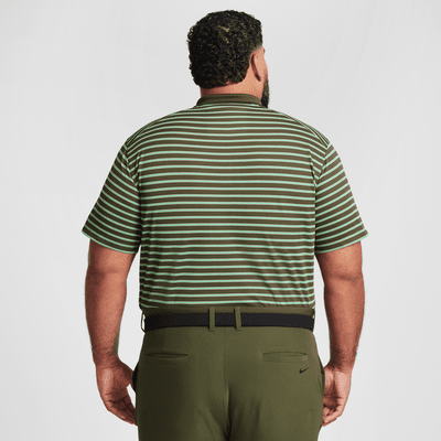 Nike Dri-FIT Victory csíkos, galléros férfi golfpóló