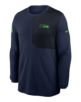 Мужские  Seattle Seahawks Sideline Coach Nike Dri-FIT NFL Long-Sleeve Top
