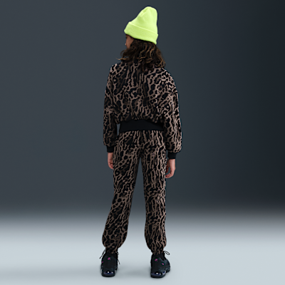 Nike Sportswear Club Fleece Big Kids' (Girls') Printed Loose Pants