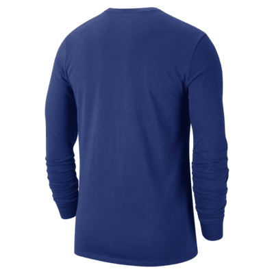 New York Knicks Swoosh Essential Men's Nike NBA Long-Sleeve T-Shirt