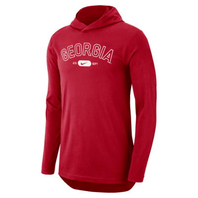 Georgia Men's Nike Dri-FIT College Hooded T-Shirt