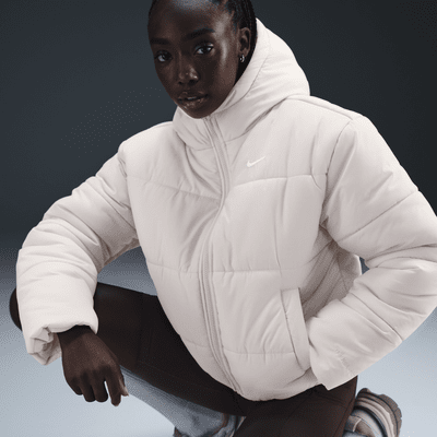 Nike Sportswear Classic Puffer Therma-FIT Bol Kapüşonlu Kadın Ceketi