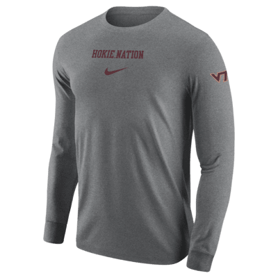 Virginia Tech Men's Nike College Long-Sleeve T-Shirt. Nike.com