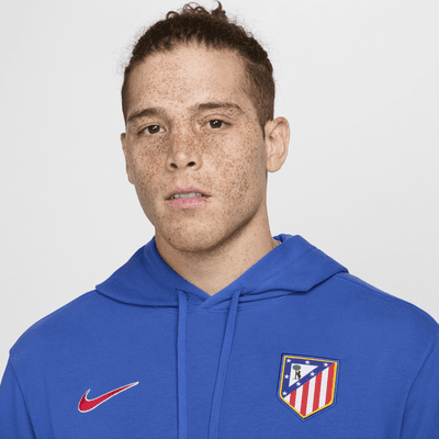 Primera equipación Club Atlético de Madrid Sudadera con capucha de fútbol de tejido French terry Nike - Hombre