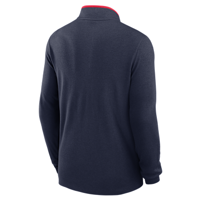 Playera de manga larga universitaria Nike Dri-FIT de medio cierre para hombre Arizona Victory