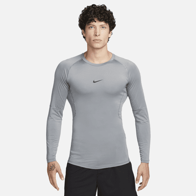 Ανδρική εφαρμοστή μακρυμάνικη μπλούζα fitness Dri-FIT Nike Pro