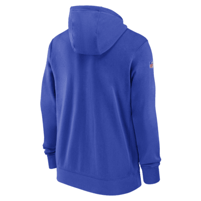 Los Angeles Rams Sideline Club Men's Nike NFL Full-Zip Hoodie.