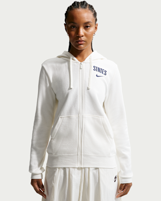 Женское худи USMNT Club Fleece Nike Soccer Full-Zip Hoodie