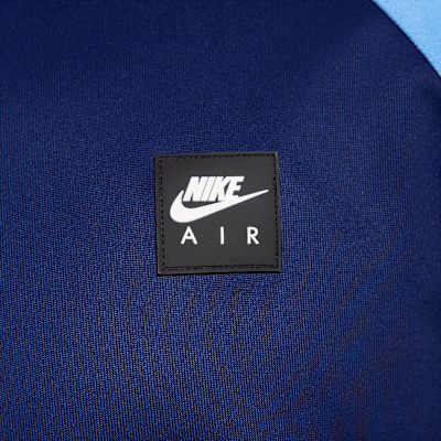 Chamarra de tejido Knit de poliéster de cierre completo para hombre Nike Air