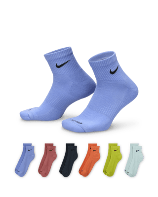 Unisex носки Nike Everyday Plus Cushioned Training Ankle Socks (6 Pairs) для тренировок