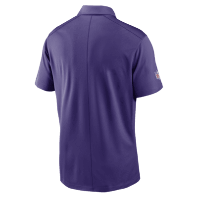 Men's Nike Black Minnesota Vikings Sideline Elite Performance Polo