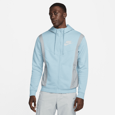 Nike Sportswear Hybrid Men's Full-Zip Fleece Hoodie. Nike CA