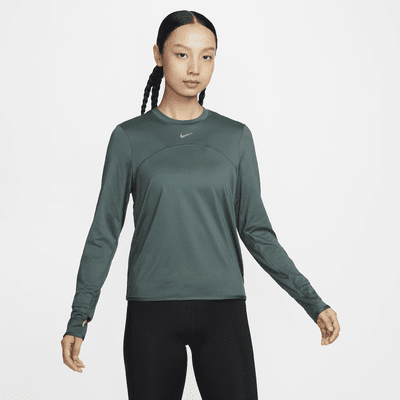 ナイキ Dri-FIT スウィフト エレメント UV ウィメンズ クルーネック ランニング トップ