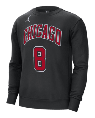 Chicago Bulls Courtside Statement Edition Men's Jordan NBA Fleece Pullover  Hoodie.