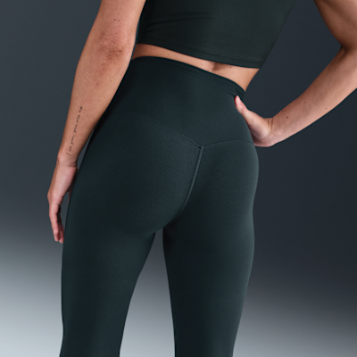 Damskie legginsy z wysokim stanem i rozszerzanymi nogawkami Nike Zenvy