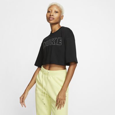 nike crop t shirt