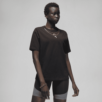 Playera con cadena oro para mujer Jordan (Her)itage. Nike MX