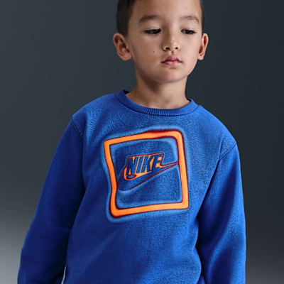 Nike Glow With Me Little Kids' Lightweight Fleece 2-Piece Crew Set