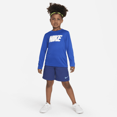 Nike "All Day Play" Long Sleeve Performance Tee Little Kids Dri-FIT Tee