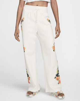 Женские  Nike Sportswear Phoenix Fleece Artist Collection High-Waisted Wide-Leg Sweatpants