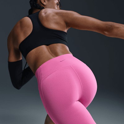 Nike One Women's High-Waisted 8" Biker Shorts with Pockets