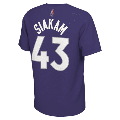 Playera Nike NBA para hombre Pascal Siakam Raptors Earned Edition