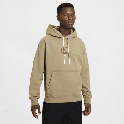 Felpa in fleece con cappuccio Nike Solo Swoosh – Uomo