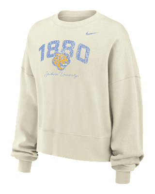 Женский свитшот Nike College Phoenix Fleece (Southern University and A&M) Crew-Neck