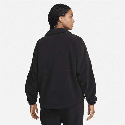 Haut à manches longues oversize en tissu Fleece Nike Therma-FIT One pour femme