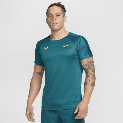 Rafa Challenger Nike Dri-FIT Kısa Kollu Erkek Tenis Üstü