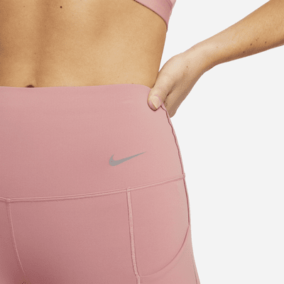 Leggings de 7/8 de tiro alto y sujeción media con bolsillos para mujer Nike Universa