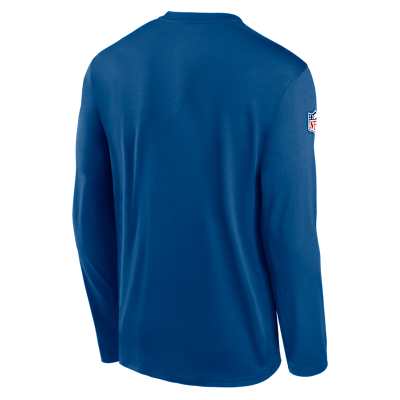 Indianapolis Colts Alt Legend Small Logo Men's Nike Dri-FIT NFL Long-Sleeve T-Shirt