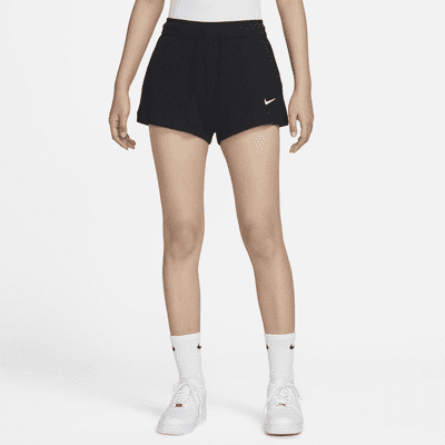 Nike Sportswear Women's High-Waisted Ribbed Jersey Shorts. Nike VN