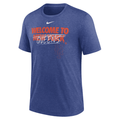 Nike Thermal Crew (mlb Mets) Men's Long Sleeve Shirt in Blue for