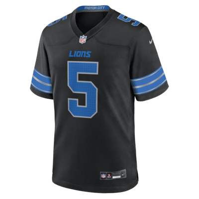 Jersey de fútbol americano Nike de la NFL Game para hombre David Montgomery Detroit Lions