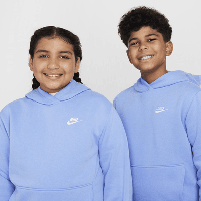 Nike Sportswear Club Fleece Big Kids' Pullover Hoodie (Extended Size)