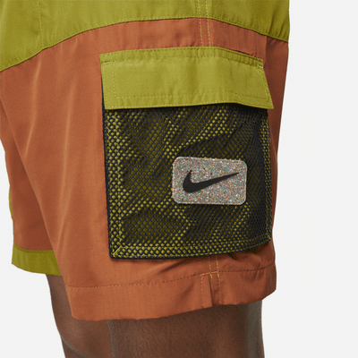 Traje de baño tipo short de voleibol de 18 cm militar para hombre Nike