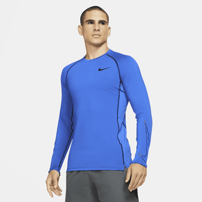 Nike Pro Combat long sleeve top - navy