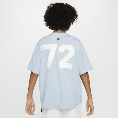 Jersey de béisbol Dri-FIT para niños talla grande Nike Athletics