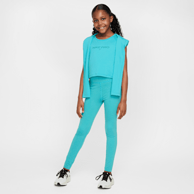 Nike One Big Kids’ (Girls') Dri-FIT High-Waisted Leggings