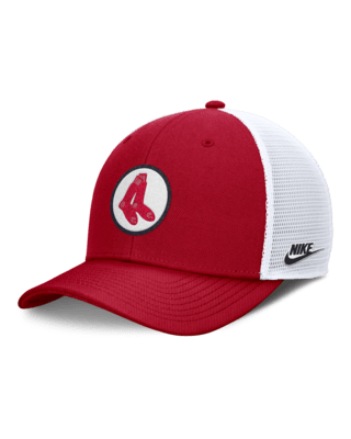 Мужские  Boston Red Sox Cooperstown Rise Nike Dri-FIT MLB Trucker Adjustable Hat