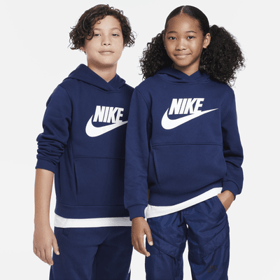 Sudadera con gorro para niños talla grande Nike Sportswear Club Fleece