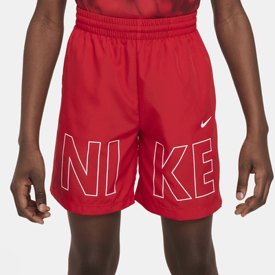 Shorts de entrenamiento de tejido Woven para niño talla grande Nike Multi