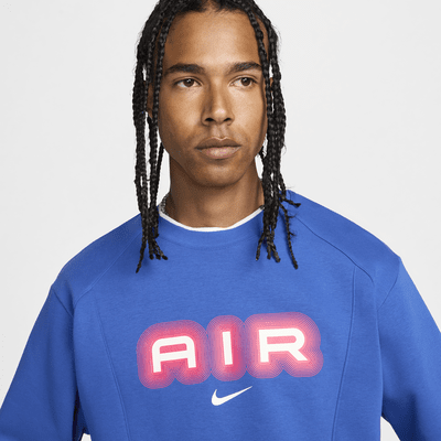 Sudadera con cuello redondo de tejido Fleece para hombre Nike Air