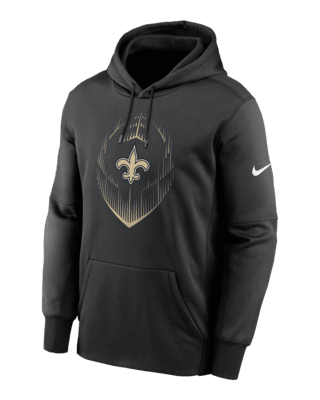 Мужское худи New Orleans Saints Icon Men’s Nike Therma NFL Pullover Hoodie