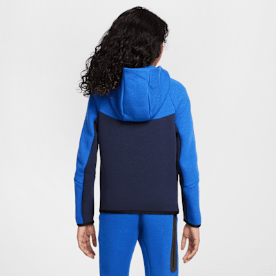 Nike Sportswear Tech Fleece Hoodie mit durchgehendem Reißverschluss für ältere Kinder