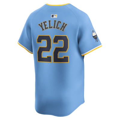 Christian Yelich Milwaukee Brewers City Connect Men's Nike Dri-FIT ADV MLB Limited Jersey